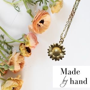 Sunflower - Gold Plated Necklace